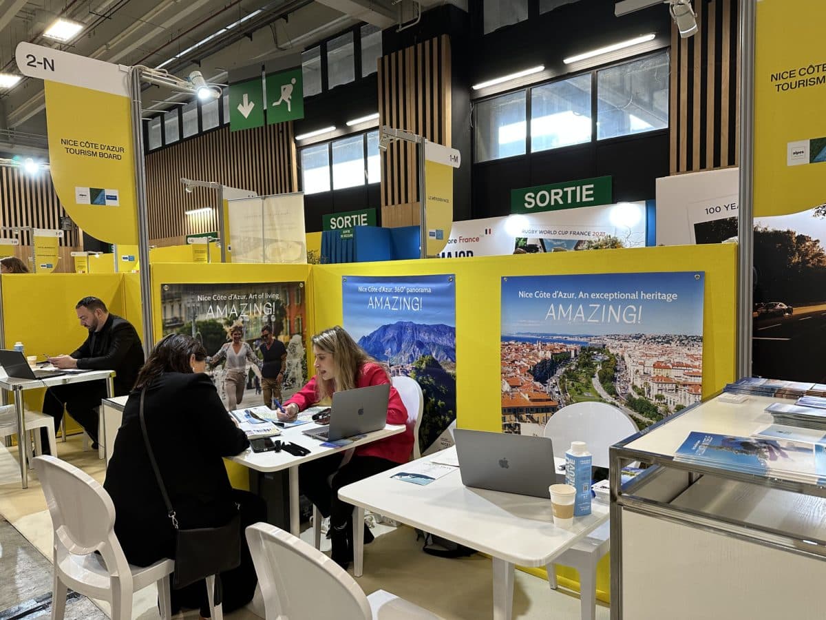 Présence de Nice Côte d'Azur au salon Rendez-Vous en France 2023