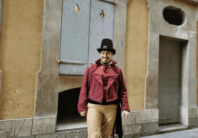 Une visite guidée en habit d'époque proposée par Epok'Tour à Nice